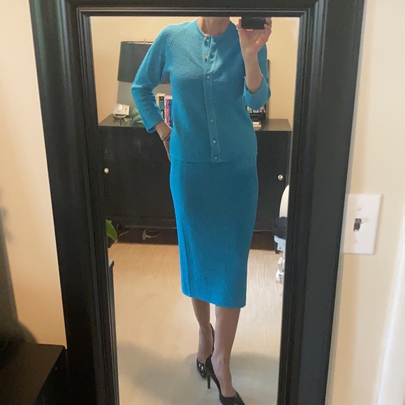 Vintage Boucle Sweater Suit Set size 4 - Picture 7 of 8